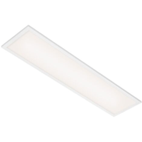 LED Panel Deckenleuchte Deckenpanel Ultraflach Deckenlampe 22W 100x25 cm Weiß