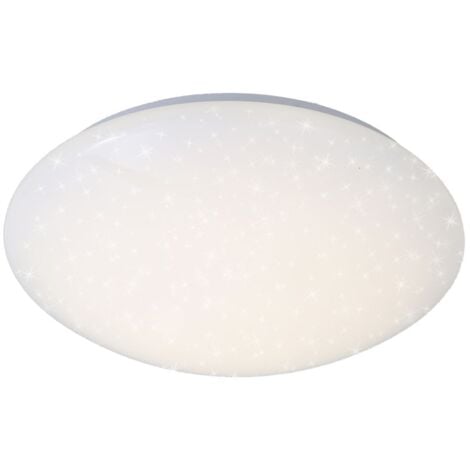 LED Deckenlampe Deckenleuchte Sternenhimmel Ø39cm weiß Metall 16W Briloner