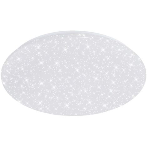LED Deckenleuchte Sternenhimmel Dimmbar CCT 40W weiß Kunststoff Ø49,5 Briloner