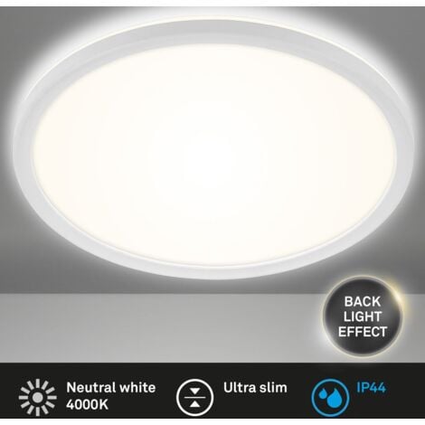 LED Bad-Deckenleuchte, weiß, LED/18W