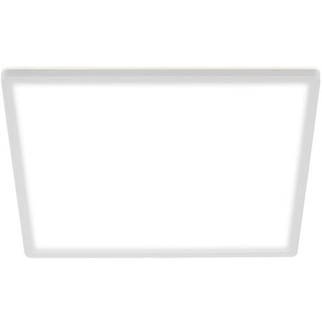 LED Panel Deckenleuchte Ultraflach Backlight Slim 29cm weiß quadratisch Briloner