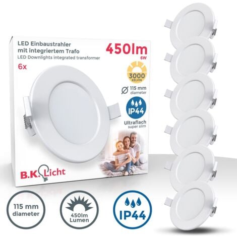 EVN Lichttechnik LED-Deckeneinbauleuchte L44101302 chr/sat