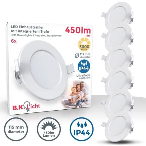 EVN Lichttechnik chr/sat LED-Deckeneinbauleuchte L44101302