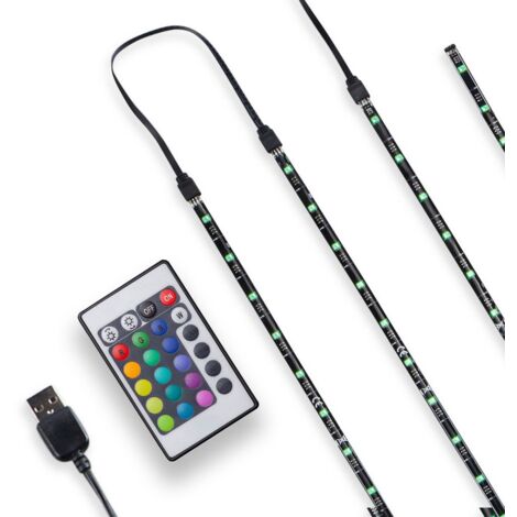 Farbwechsel Streifen LED Stripe Hintergrund-Beleuchtung USB Backlight TV Licht