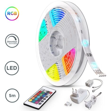 2-10m LED Band Streifen RGB Stripe Lichtleiste Lichtschlauch