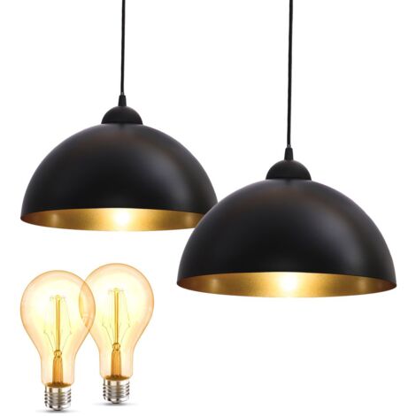 BRILLIANT Lampe, Slope einstellbar Pendelleuchte / E27, schwarz/natur, kürzbar 23cm der Kabel Höhe in 1x 40W, A60