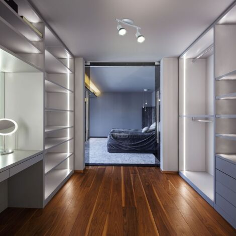 Wohnzimmer schwenkbar Deckenleuchte Lampe Decken-Spot LED 2-flammig GU10 Metall
