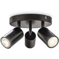 LED Spotleuchte schwenkbar Retro Schwarz GU10 Deckenlampe Küche Flur Spot