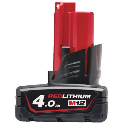 Batteria M12 B4 4Ah Milwaukee 4932430065 Redlithium (1/2)