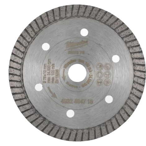 Disco diamantato dhts - gres porcellanato e marmo 76m milwaukee 464715