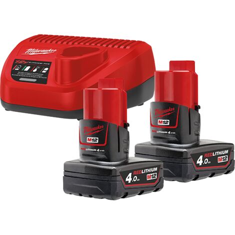 Energy kit M12™ 2 X 4.0 Ah Milwaukee M12 NRG-402