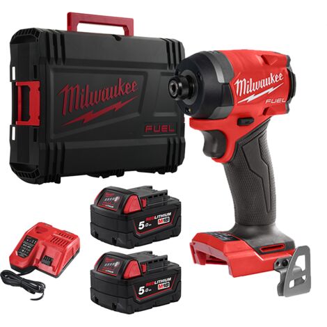 Avvitatore ad impulsi ¼" esagonale M18 + 2 Batt. 5Ah Milwaukee M18FID3-502X