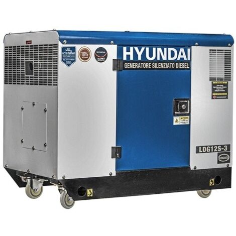 Generatore di corrente 11Kw Diesel Full Power Hyundai 65238 954cc 20HP