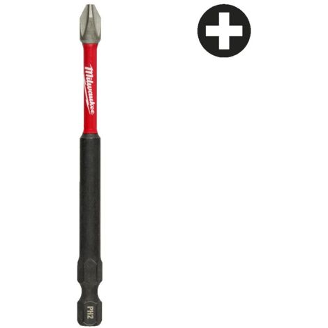Bit Shockwave Ph2 X 90 Mm Per Avvitatori Ad Impulsi Milwaukee 4932430856