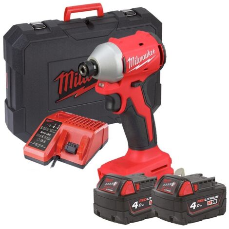 milwaukee m18 blidrc-402c Avvitatore a Impulsi 1/4" Esagonale 1 Velocità Milwaukee M18 BLIDRC-402C 190Nm