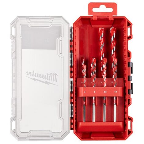 Serie 8 punte per cemento in tungsteno Milwaukee 4932493882