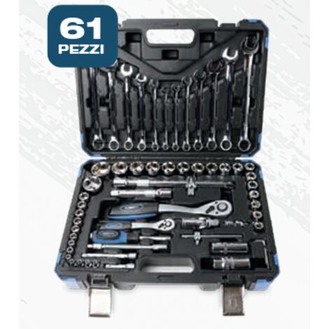 HYUNDAI 59656 SET DI UTENSILI 61 PZ IN VALIGETTA