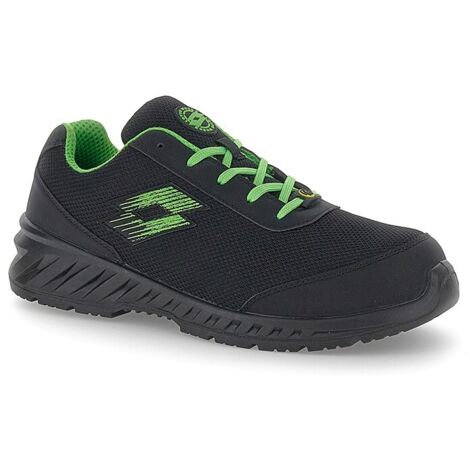 Scarpe antinfortunistiche Lotto First 700 S1PL SR Black/Spring Green  35 (1/3)