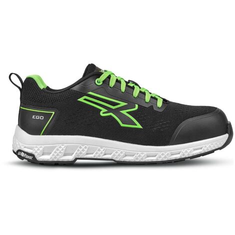 Scarpe Antinfortunistiche U-Power Aton ESD S1PS HI HRO FO SR Black/Green  44