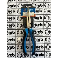 PINZA BECCHI MOZZI TONDI LUNGHI CR-V 200MM DRITTI CON APPENDINO TOPTUL 30032