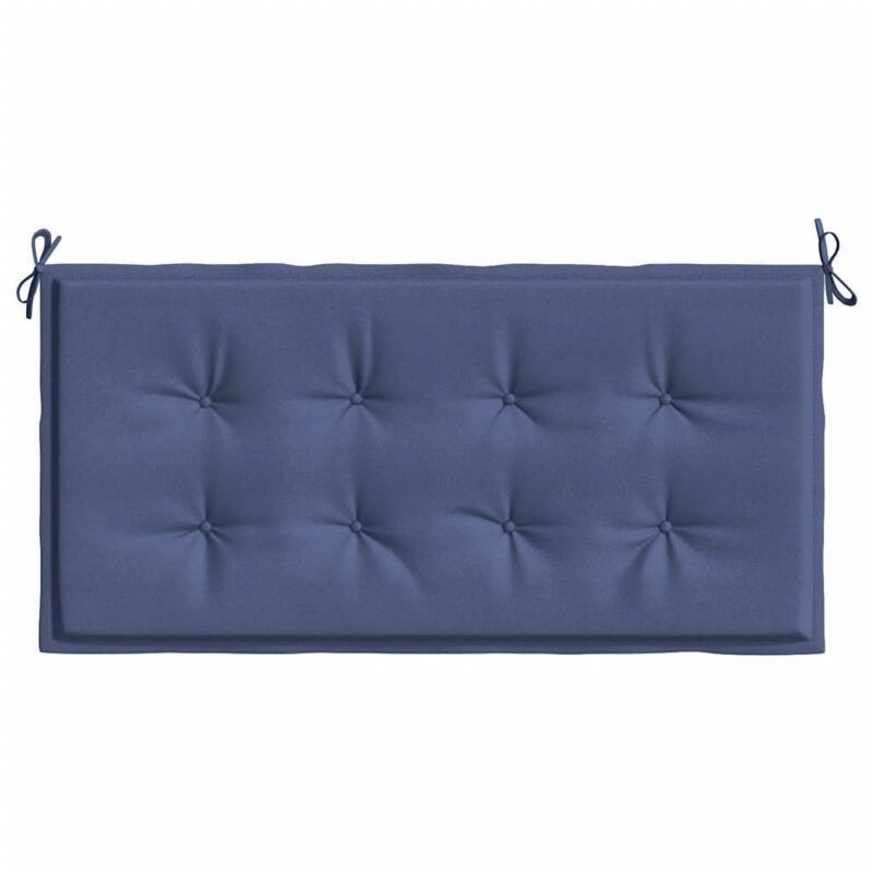 Cojín Para Banco De Jardín Tela Azul Melange 150x50x7 Cm V2182 150 X 50 X 7 Cm Azul 94216711