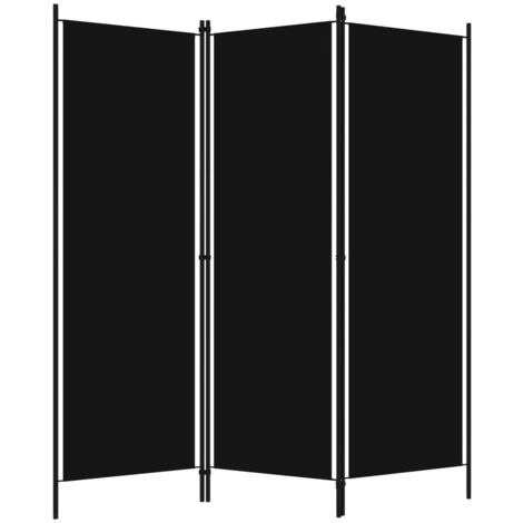 Biombo Divisor De 5 Paneles De Tela Marrón 250x200 Cm