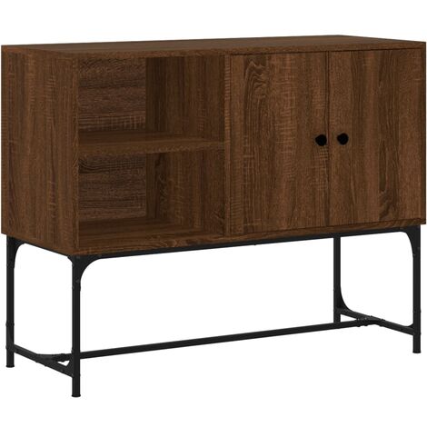 BAO Buffet chêne marron 100x40x79,5 cm bois d'ingénierie