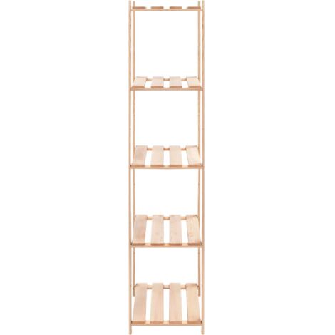 Wood Vs Espresso Sauder Caballete De 5 Estantes, Acabado En Madera