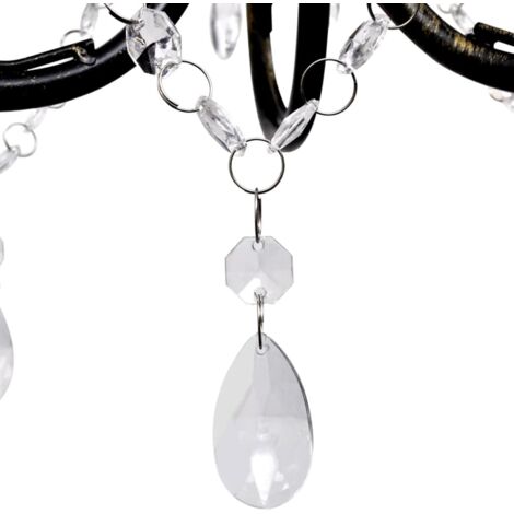 Lampara Vela 25w E12 Opal Araña Candelabro Rosca Americana