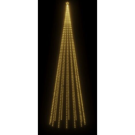 Árbol de Navidad con pincho 1134 LED blanco cálido 800 cm