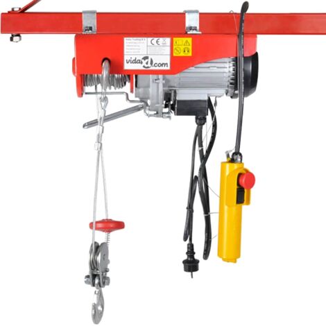 Polipasto eléctrico 1300 W 400/800 kg