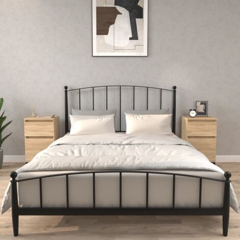 Mesitas de noche 2 uds color roble sonoma 40x35x70 cm
