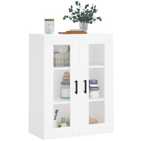 Armario de pared blanco 69,5x34x90 cm