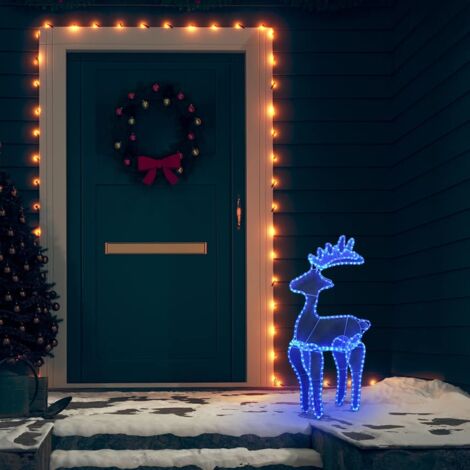 Reno de Navidad con malla 306 LED 60x24x89 cm (1/5)
