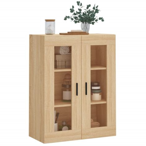 Armario de pared roble Sonoma 69,5x34x90 cm