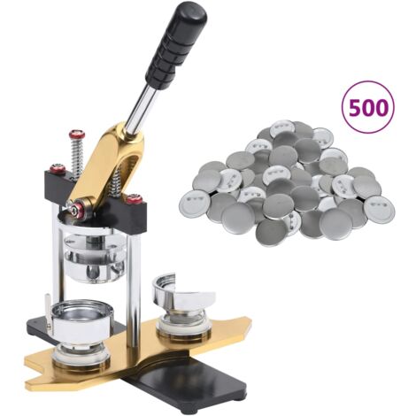 Máquina de hacer insignias con 500 piezas de chapas 58 mm (1/5)