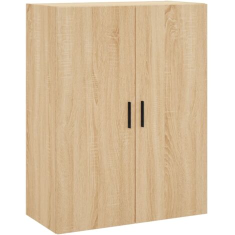 Armario de pared roble Sonoma 69,5x34x90 cm