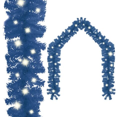 Guirnalda Navideña Con Nieve Y Luces LED - 10 Metros, Efectos De Luz, Para Interior Y Exterior
