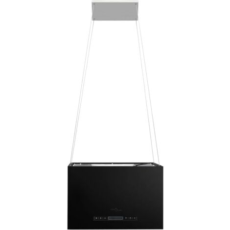 Campana extractora colgante táctil LCD acero recubierto 55 cm