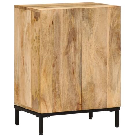 Aparador de madera maciza de mango 53x35x72 cm (1/5)