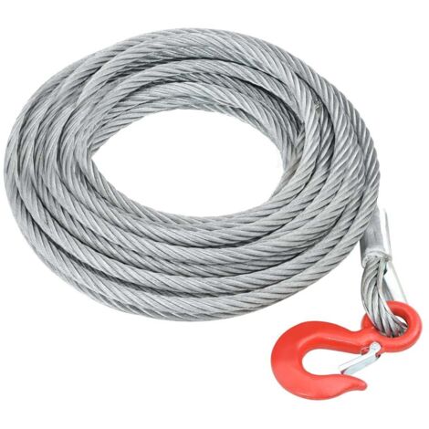 Cuerda de cable 3200 kg 20 m (1/4)