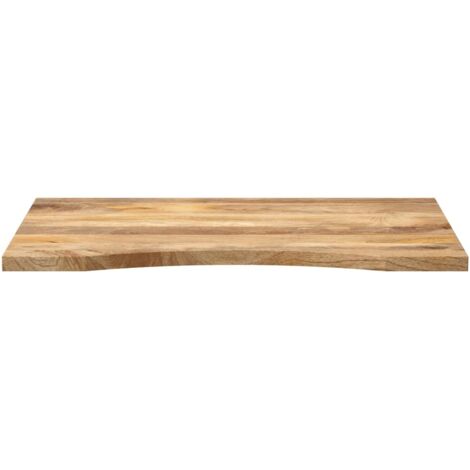 VidaXL Tablero De Mesa Rectangular Madera Mango Rugosa 80x70x3,8 Cm | Leroy Merlin