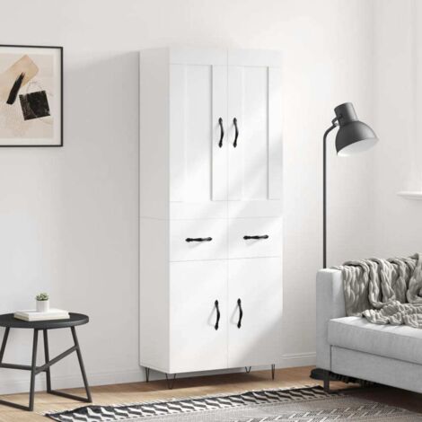 Aparador alto madera contrachapada 69,5x34x180 cm (1/5)