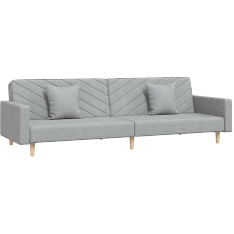 Sofá Cama 2 Plazas Terciopelo Azul - Convertible En Cama, Respaldo Ajustable, Ideal Para Salón O Dormitorio