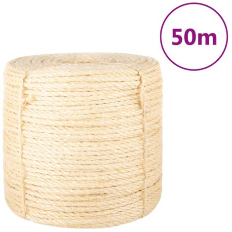 Cuerda 100% sisal 6 mm 50 m