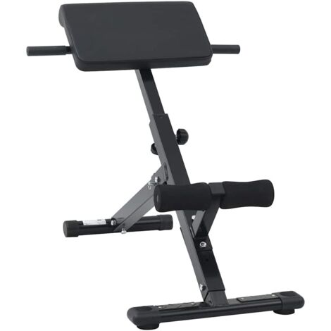 Banco de hiperextensiones Manual Negro 101 x 70 x 71 cm (1/5)