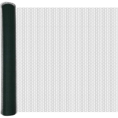 Cerca Hexagonal Verde 1.4 x 10 m Acero (1/5)