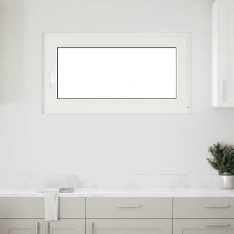 Ventana De Sótano Oscilobatiente RISOR - 110x60 Cm, PVC, Doble Acristalamiento, Aislamiento Térmico