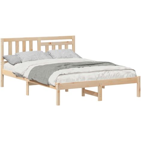 ZINUS Sommier Plateforme En Bambou Et Métal Durable Figari Avec Tête De Lit à Lattes | 140 X 190