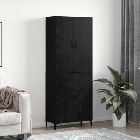 Alacena Roble negro 69.5 x 34 x 180 cm Madera contrachapada (1/5)